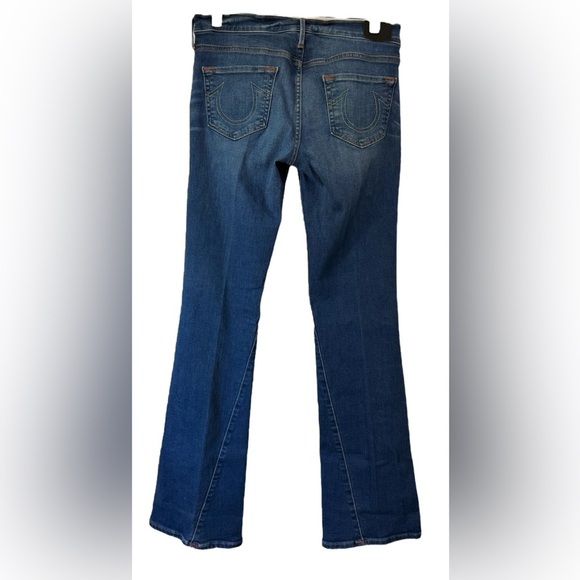 True Religion Women’s Jeans Becca 29 Midrise Bootcut Dark Wash - Picture 6 of 8